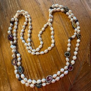 Elegant Pearl and Gemstone Necklaces